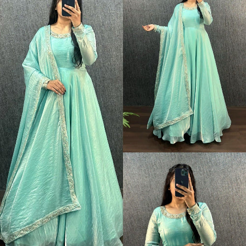 SPACE SILK ANARKALI