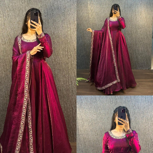 SPACE SILK ANARKALI