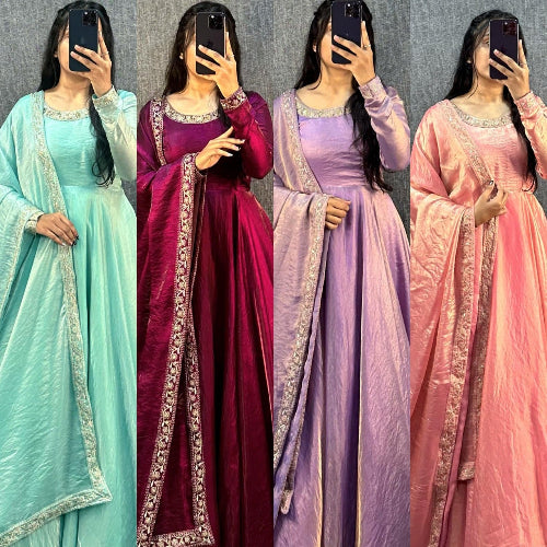 SPACE SILK ANARKALI
